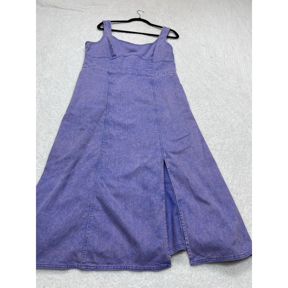 Future Collection Purple Denim Women's Dress
